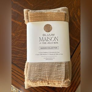 Brand New Napkins and table runner set. Handmade.